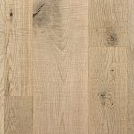 White oak hardwood flooring with band sawn texture.