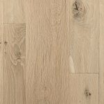 White oak hardwood flooring with hand scraped texture.